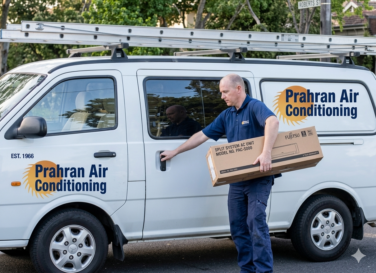 Prahran Air Conditioning team van